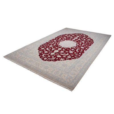 Tapis persan - Nain - 308 x 200 cm - rouge foncé