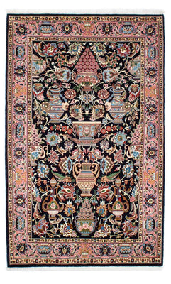Tapis persan - Classique - 228 x 142 cm - bleu foncé