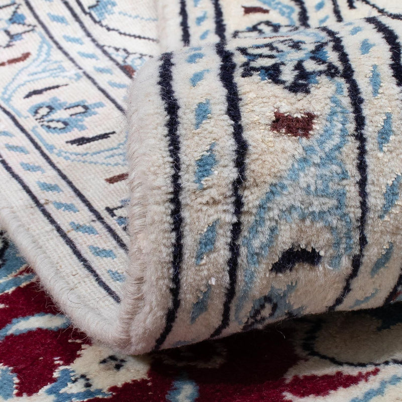 Tapis persan - Nain - 296 x 206 cm - rouge