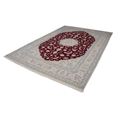 Tapis persan - Nain - 288 x 200 cm - rouge foncé