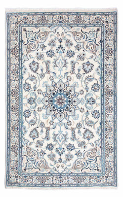 Tapis persan - Nain - 198 x 124 cm - beige