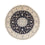 Tapis persan - Nain ronde  - 250 x 250 cm - bleu foncé