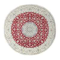 Tapis persan - Nain ronde  - 300 x 300 cm - rouge