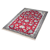 Tapis persan - Nain - 142 x 98 cm - rouge foncé