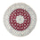 Tapis persan - Nain ronde  - 290 x 290 cm - rouge foncé