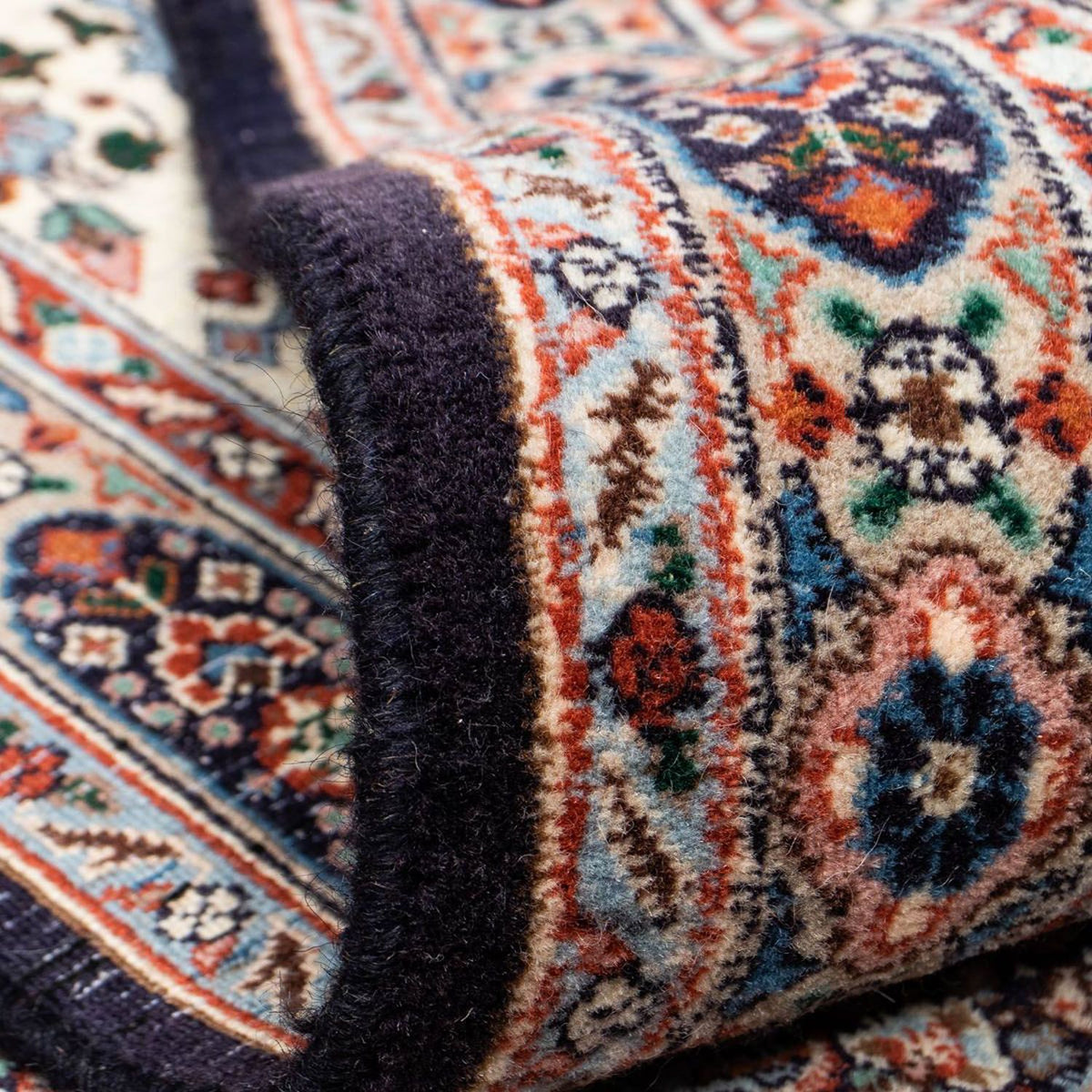 Tapis persan - Classique - 273 x 211 cm - bleu foncé