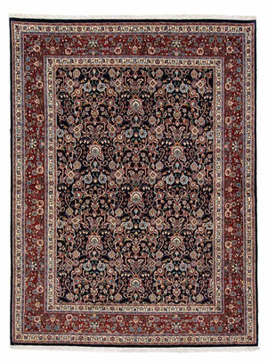 Tapis persan - Classique - 235 x 178 cm - bleu foncé