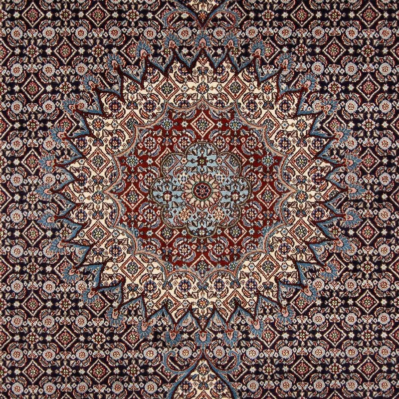 Tapis persan - Classique - 275 x 198 cm - bleu foncé
