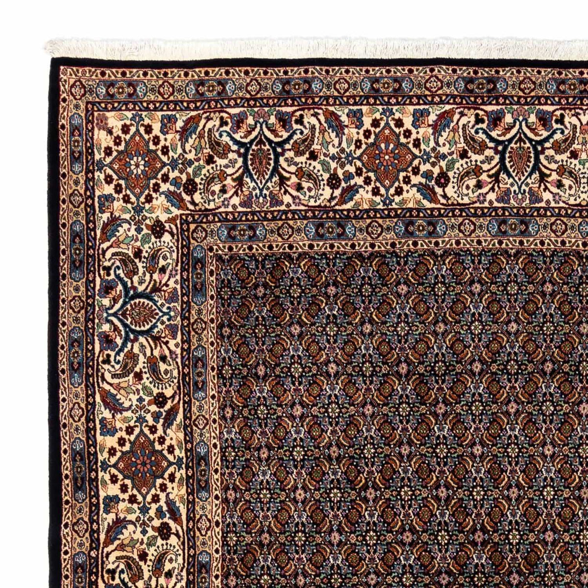 Tapis persan - Classique - 340 x 246 cm - bleu foncé