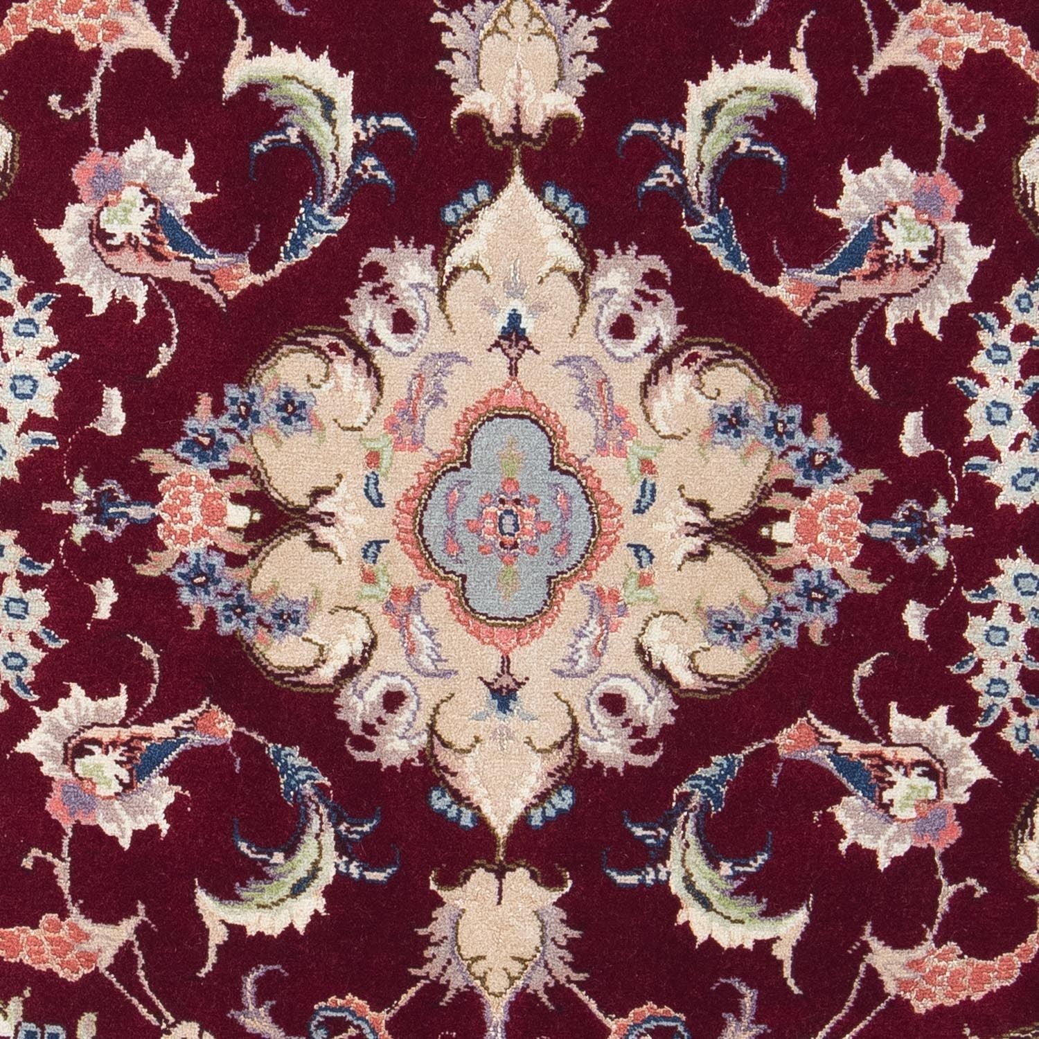 Tapis persan - Tabriz - Royal - 90 x 60 cm - rouge foncé