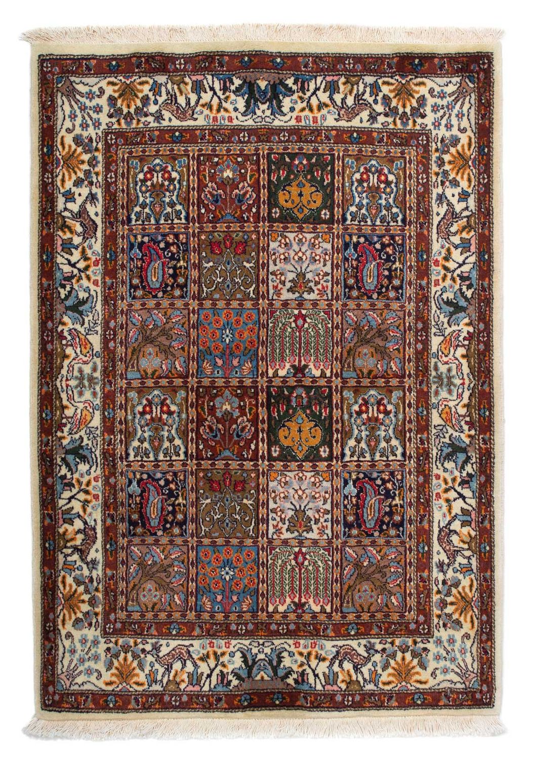 Tapis persan - Classique - 144 x 101 cm - marron