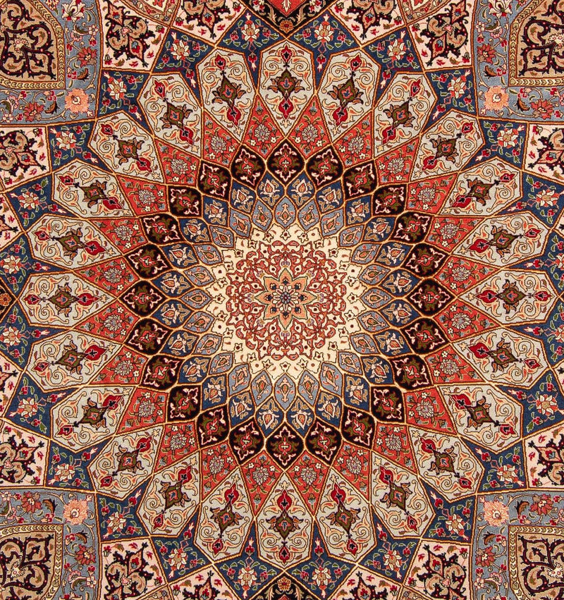 Tapis persan - Tabriz - Royal - 252 x 205 cm - multicolore
