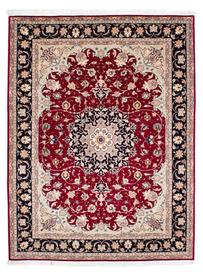 Tapis persan - Tabriz - Royal - 236 x 178 cm - rouge foncé