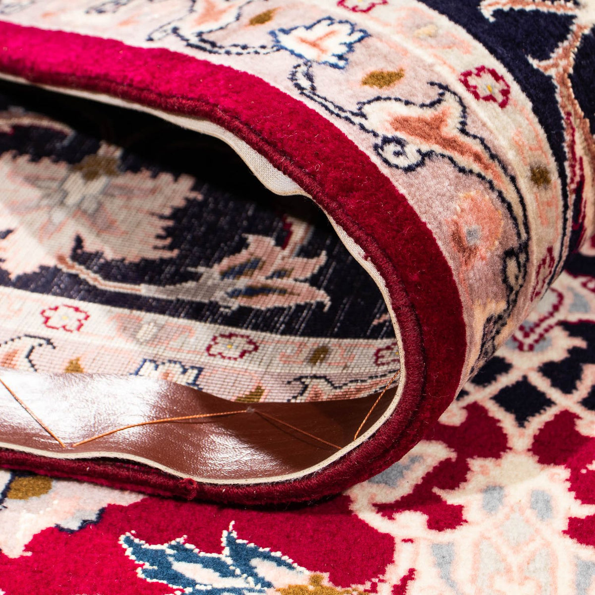 Tapis persan - Tabriz - Royal - 236 x 178 cm - rouge foncé