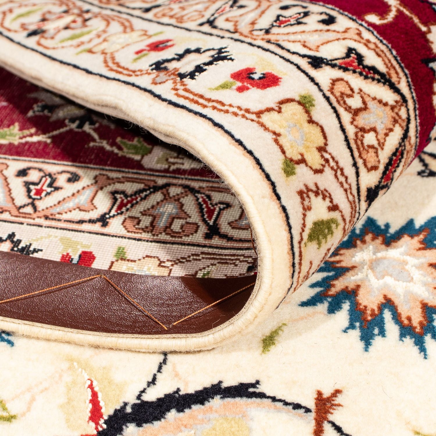 Tapis persan - Tabriz - Royal carré  - 258 x 252 cm - beige