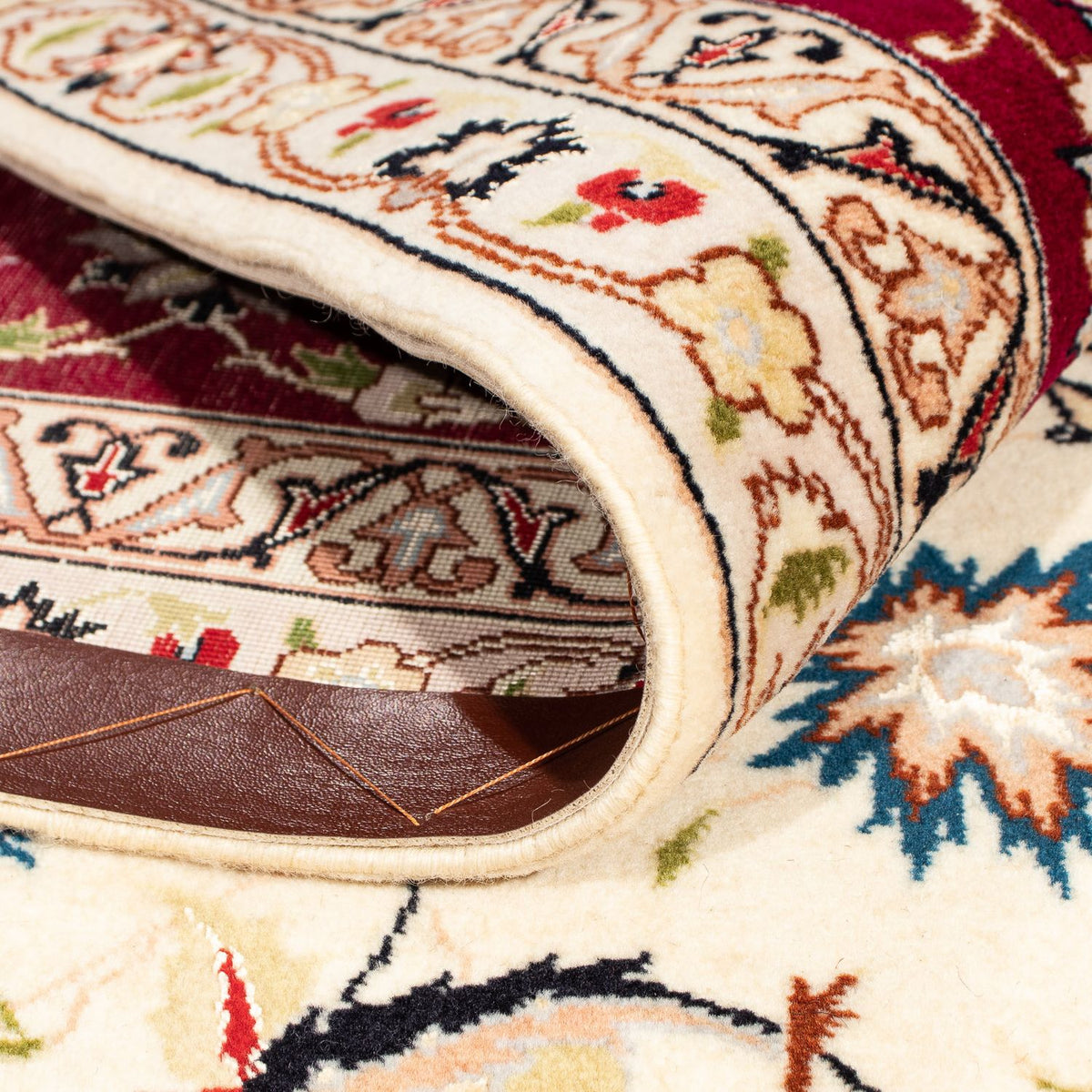 Tapis persan - Tabriz - Royal carré  - 258 x 252 cm - beige