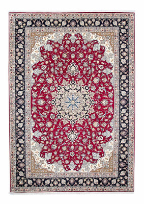 Tapis persan - Tabriz - Royal - 303 x 202 cm - rouge foncé