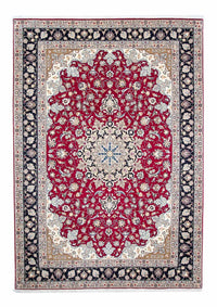Tapis persan - Tabriz - Royal - 303 x 202 cm - rouge foncé