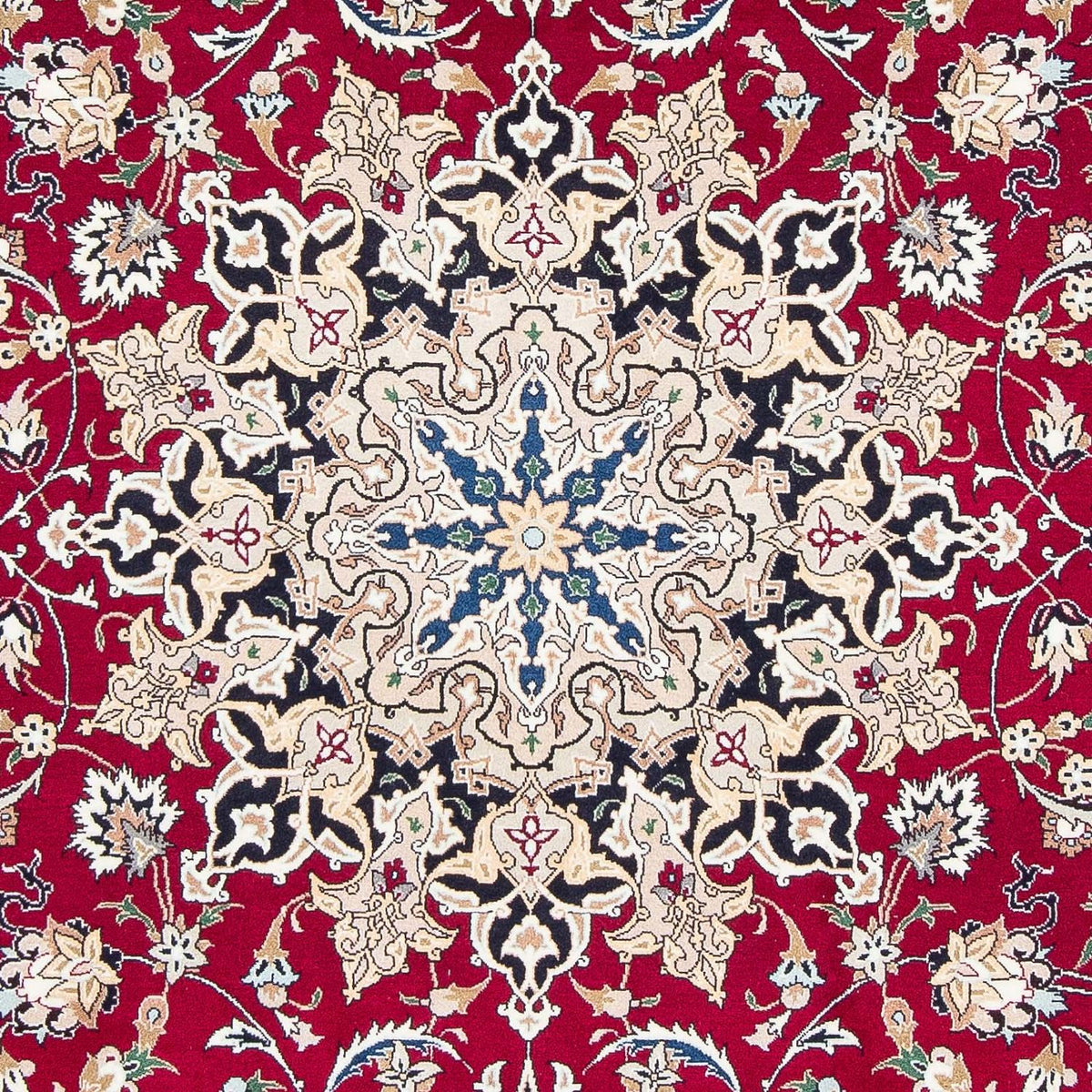 Tapis persan - Tabriz - Royal - 303 x 202 cm - rouge foncé