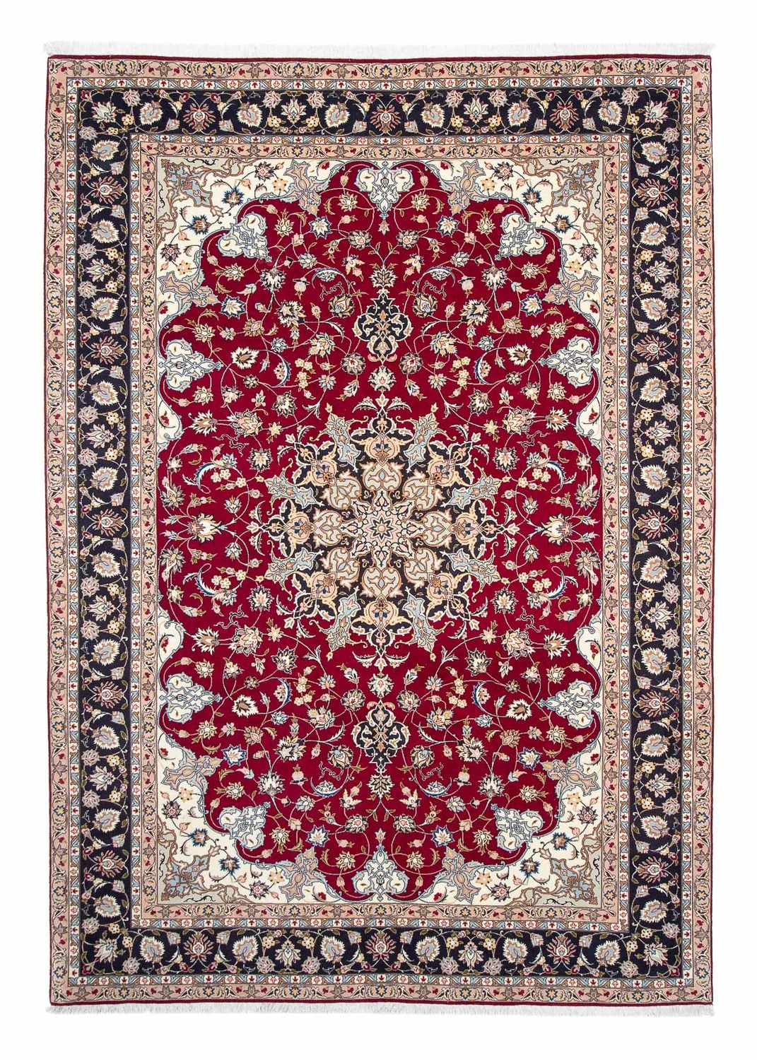 Tapis persan - Tabriz - Royal - 305 x 204 cm - rouge foncé