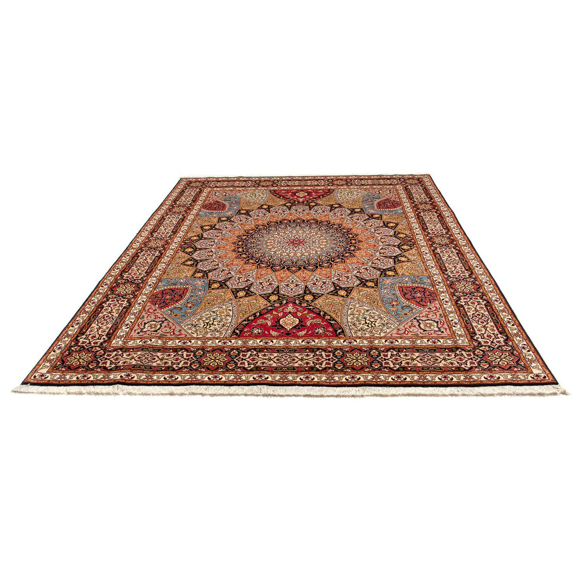 Tapis persan - Tabriz - Royal - 257 x 201 cm - multicolore