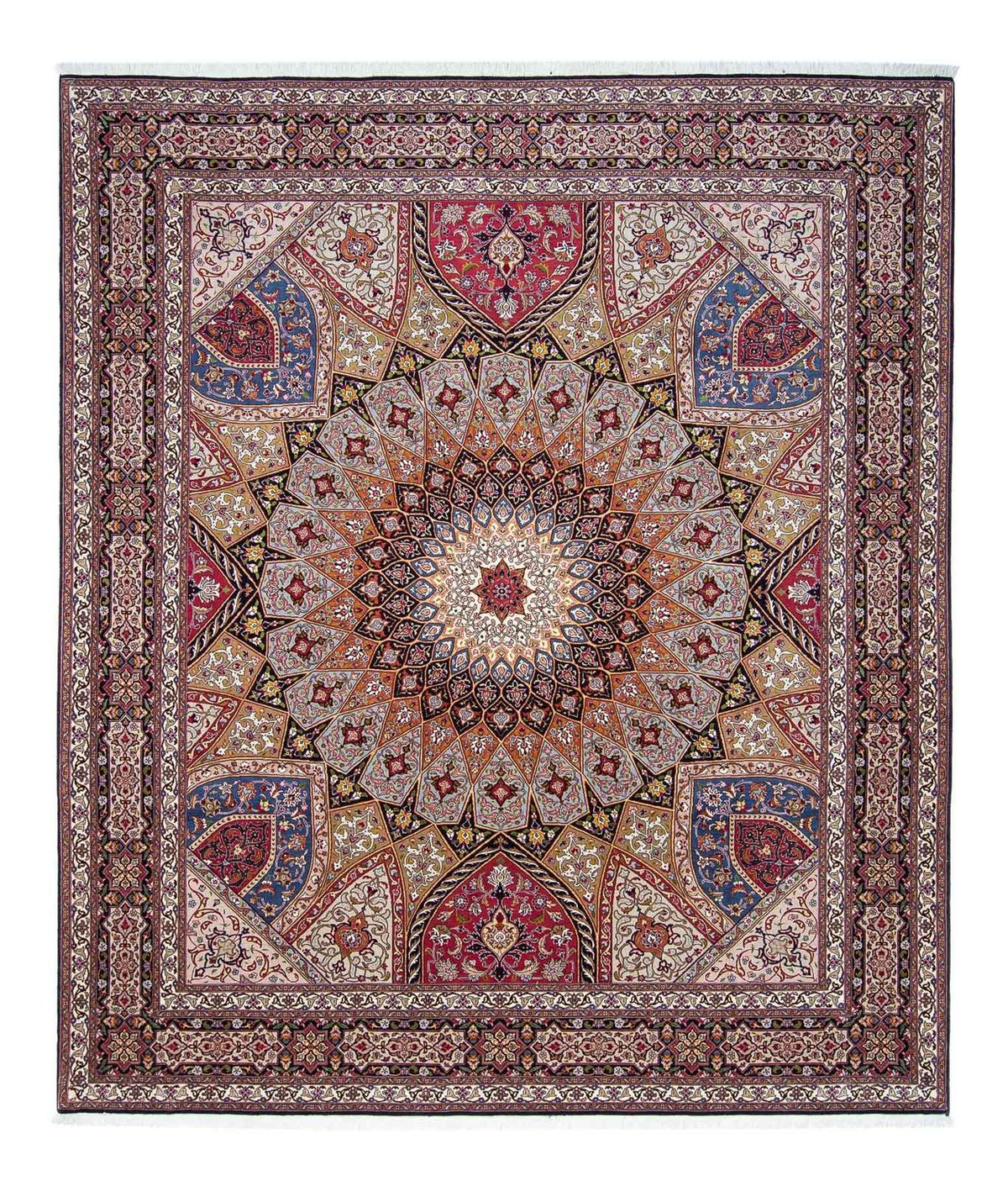 Tapis persan - Tabriz - Royal - 304 x 254 cm - multicolore