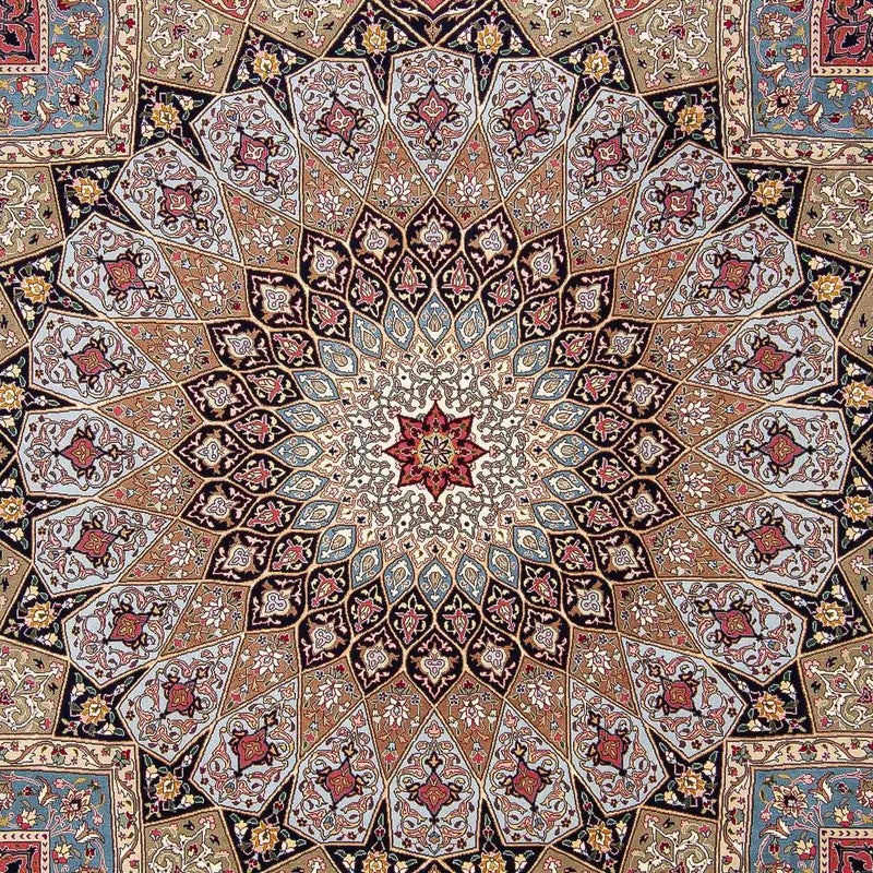 Tapis persan - Tabriz - Royal - 297 x 253 cm - multicolore