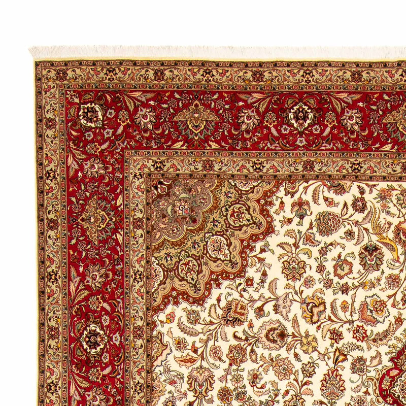Tapis persan - Tabriz - Royal - 415 x 306 cm - marron clair