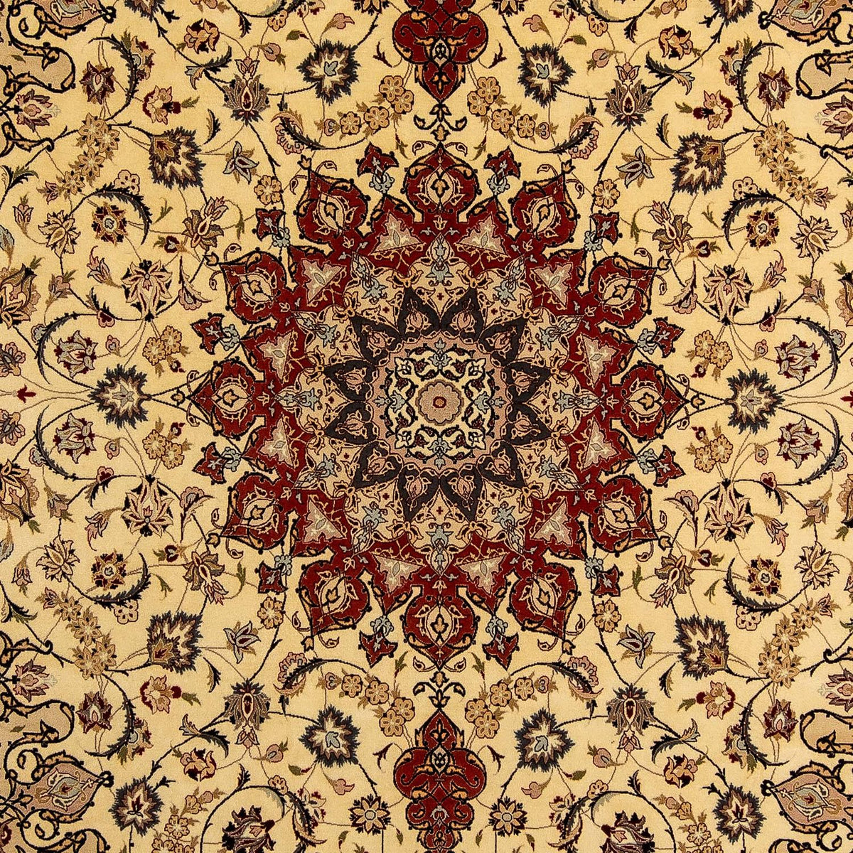 Tapis persan - Tabriz - Royal - 355 x 253 cm - beige