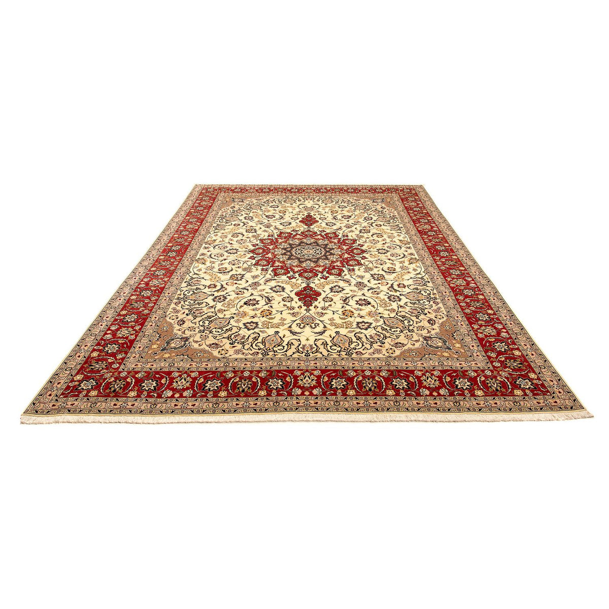 Tapis persan - Tabriz - Royal - 355 x 253 cm - beige
