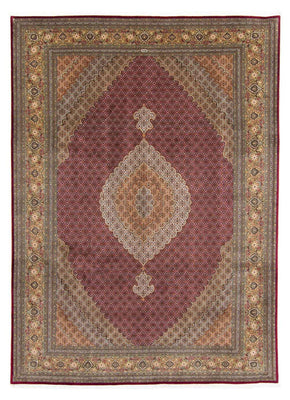 Tapis persan - Tabriz - 346 x 253 cm - rouge foncé