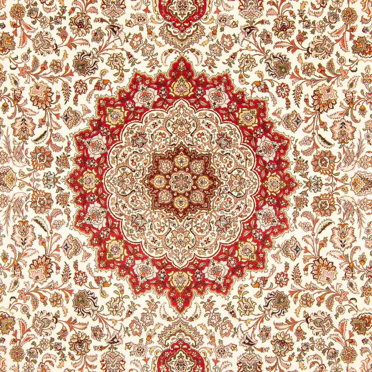 Tapis persan - Tabriz - Royal - 411 x 303 cm - rouge