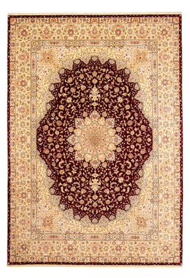 Tapis persan - Tabriz - Royal - 405 x 301 cm - rouge foncé