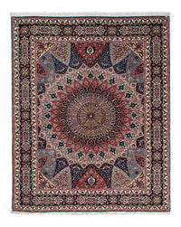 Tapis persan - Tabriz - Royal - 190 x 156 cm - marron clair