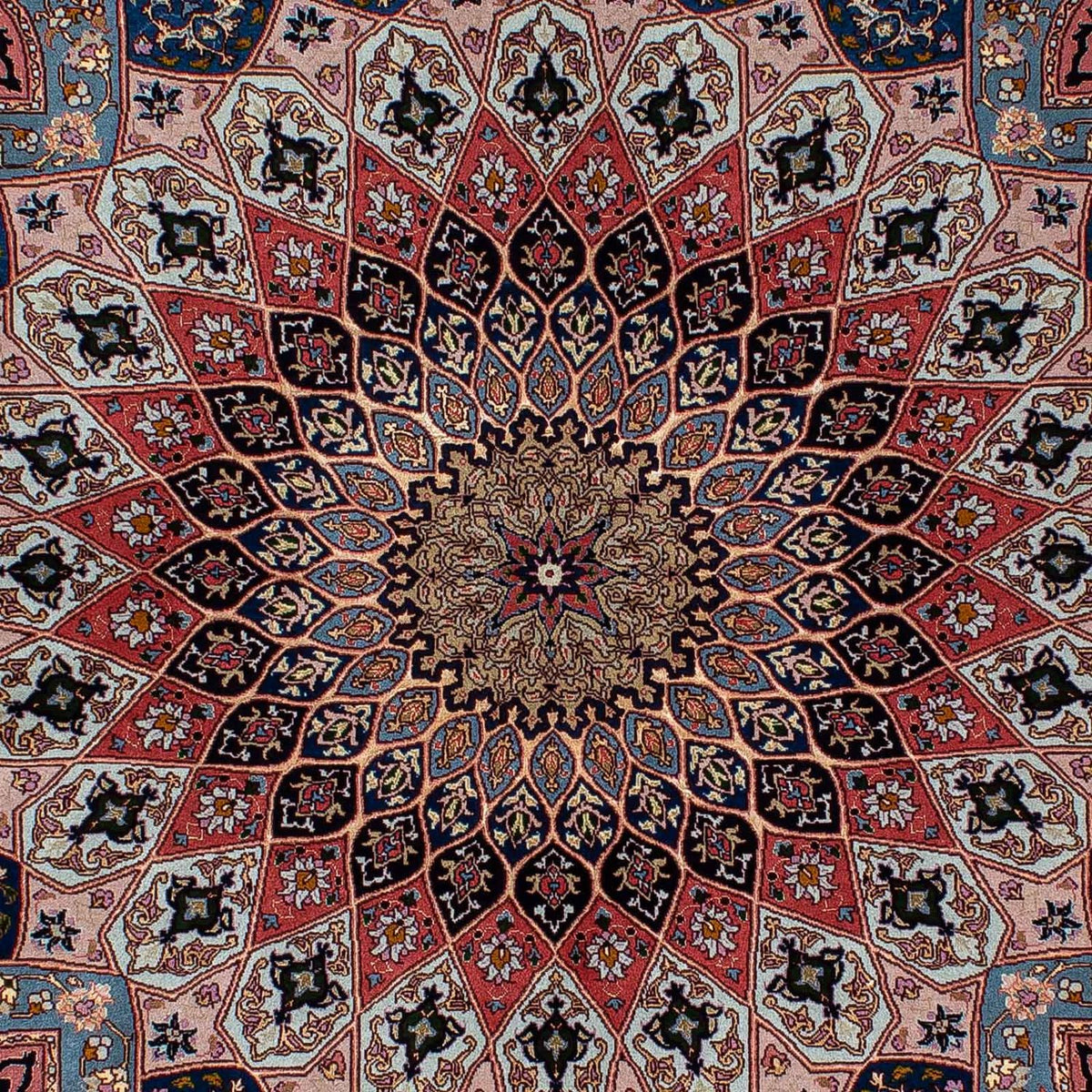 Tapis persan - Tabriz - Royal - 190 x 156 cm - marron clair