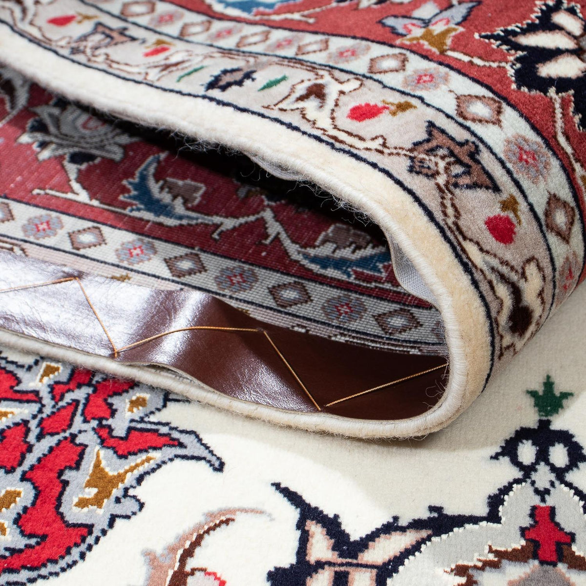 Tapis persan - Tabriz - Royal - 201 x 152 cm - beige