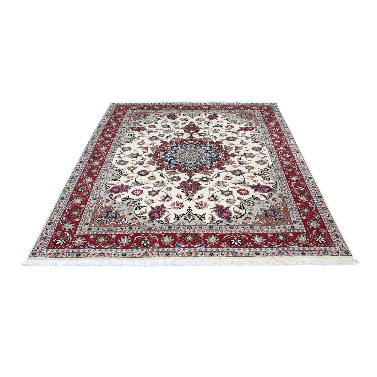 Tapis persan - Tabriz - Royal - 201 x 152 cm - beige