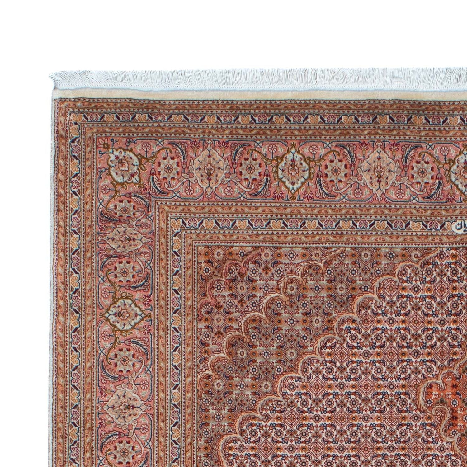 Tapis persan - Tabriz - 202 x 150 cm - rouge clair