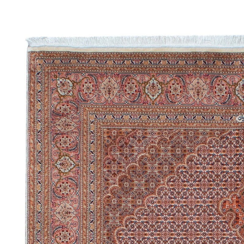 Tapis persan - Tabriz - 202 x 150 cm - rouge clair