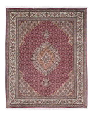 Tapis persan - Tabriz - 192 x 155 cm - rouge clair