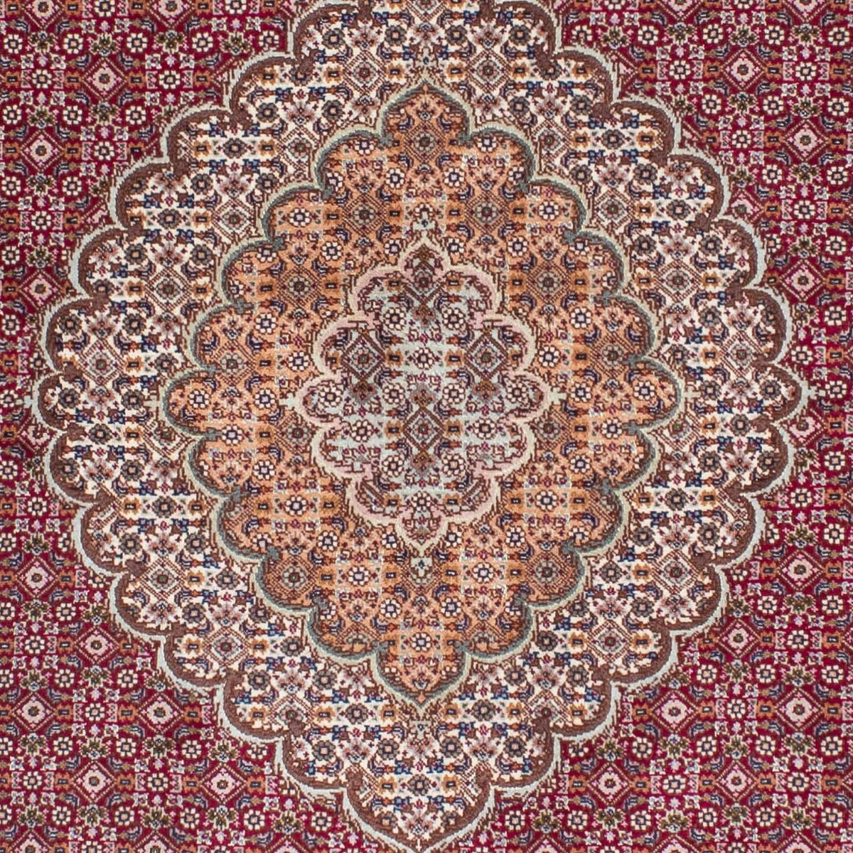 Tapis persan - Tabriz - 192 x 155 cm - rouge clair
