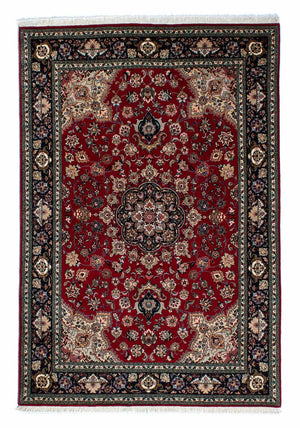 Tapis persan - Tabriz - Royal - 212 x 149 cm - rouge foncé