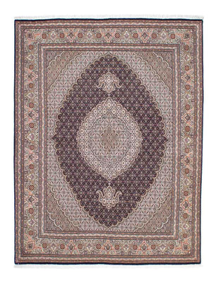 Tapis persan - Tabriz - 205 x 156 cm - marron clair
