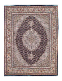 Tapis persan - Tabriz - 205 x 156 cm - marron clair