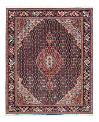 Tapis persan - Tabriz - 194 x 154 cm - marron clair