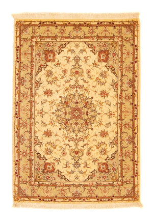 Tapis persan - Tabriz - Royal - 147 x 104 cm - beige