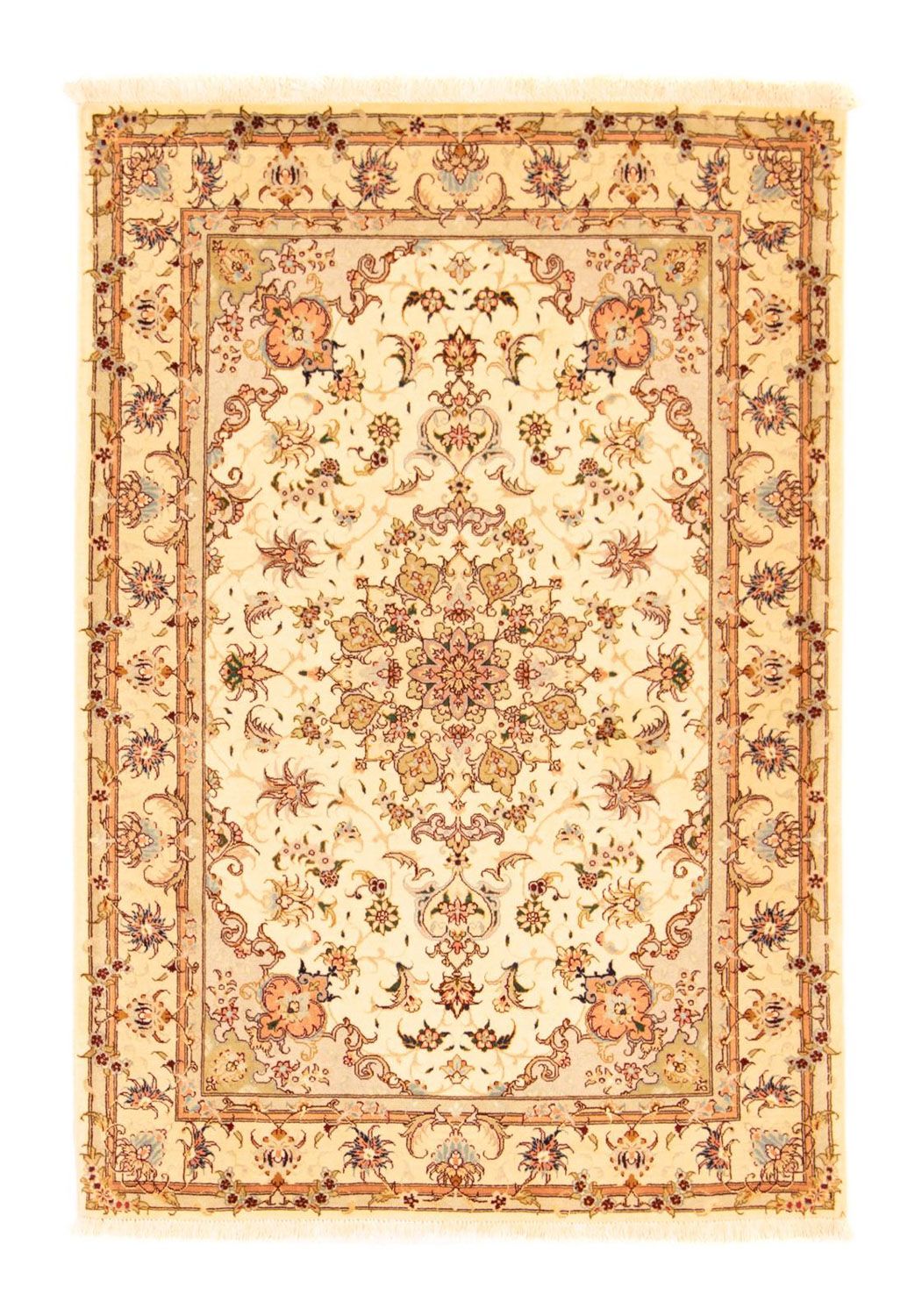 Tapis persan - Tabriz - Royal - 150 x 102 cm - beige