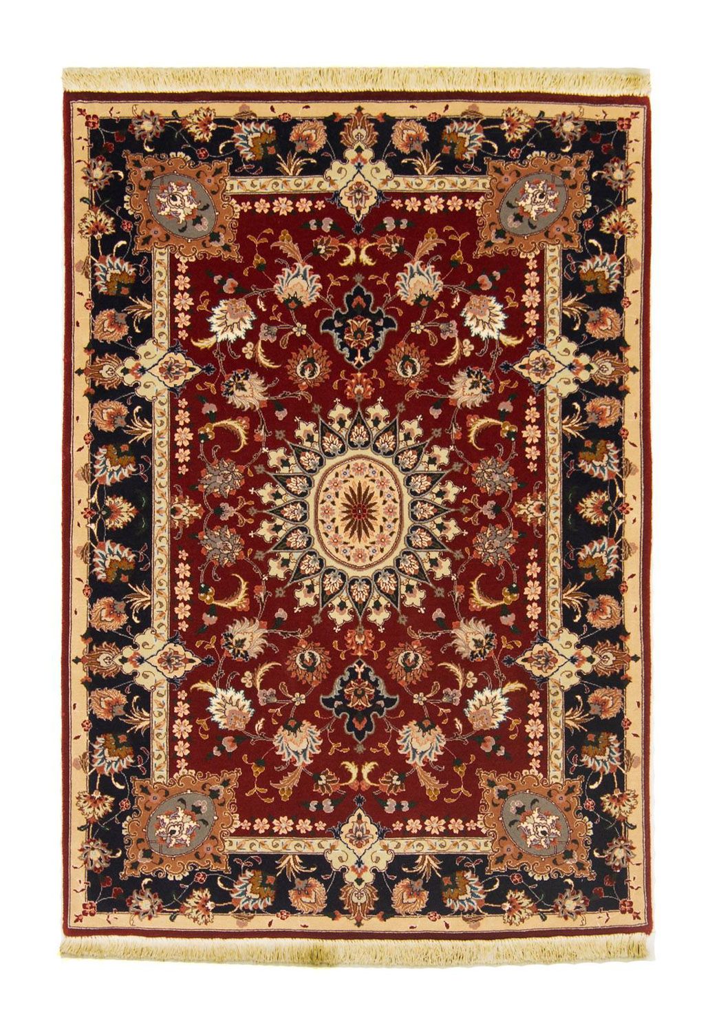 Tapis persan - Tabriz - Royal - 148 x 102 cm - rouge