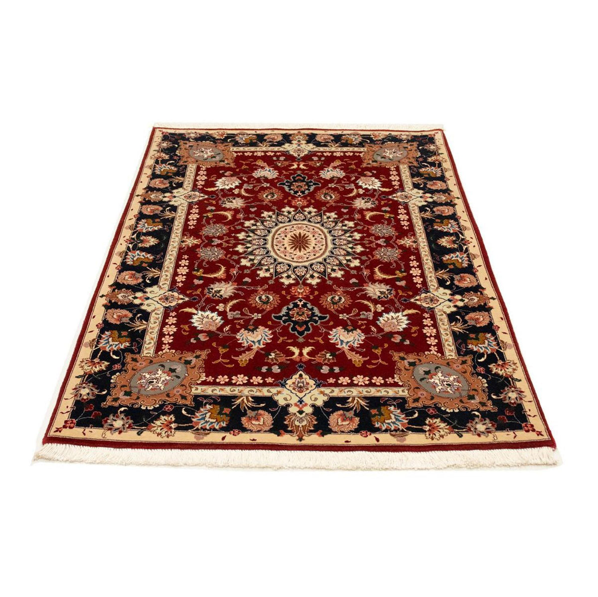 Tapis persan - Tabriz - Royal - 148 x 102 cm - rouge