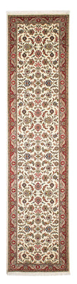 Tapis de couloir Tapis persan - Tabriz - Royal - 298 x 72 cm - beige